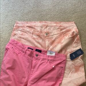 Charter Club Pink and Style‎ and Co Peach Women Jeans